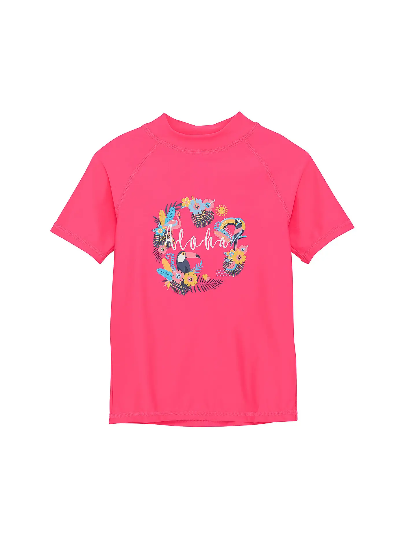 COLOR KIDS | Mädchen Beachshirt mit Print | pink